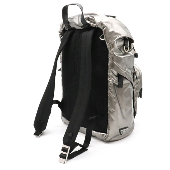 Prada Metallic Technical Backpack Black - Picture 1 of 9